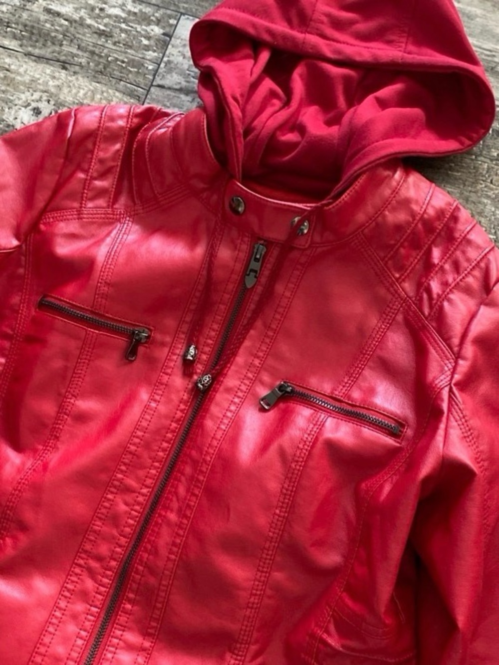 Red Jacket Size Medium - Picture 2 of 4
